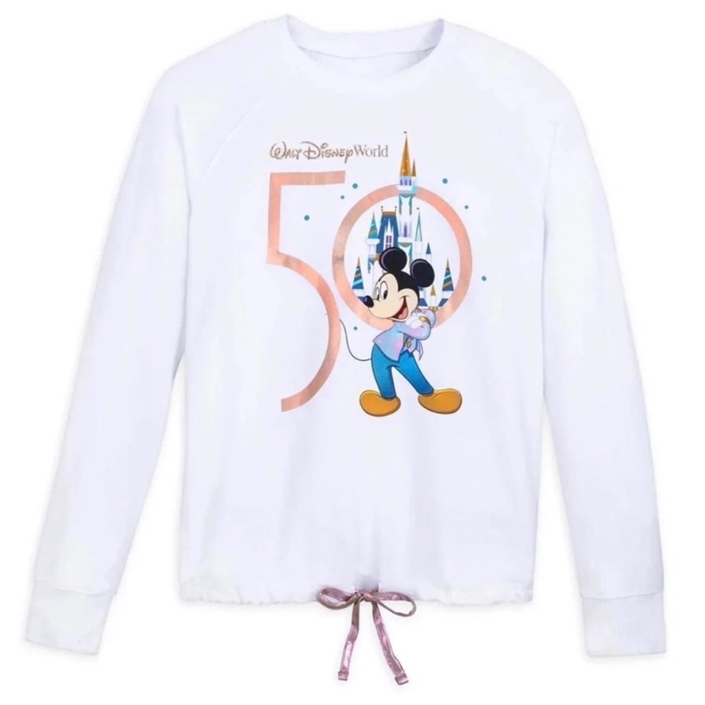 NWT WDW Disney 50th Anniversary Pullover XL